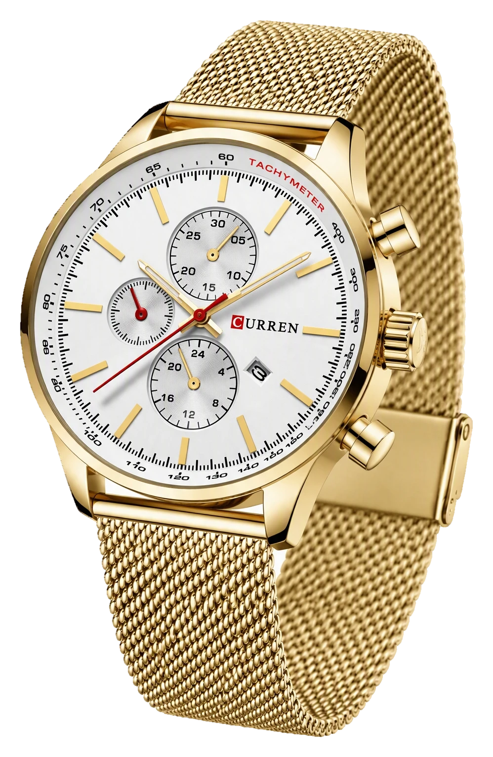 Gold Mesh Tachymeter Chronograph — view 2
