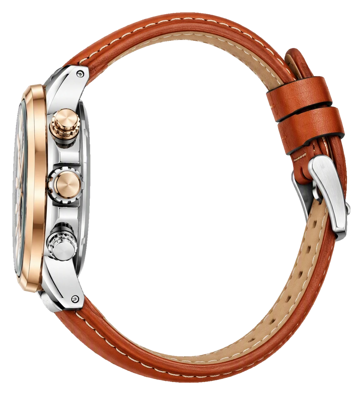 Rose Skeleton Chronograph Leather — view 4