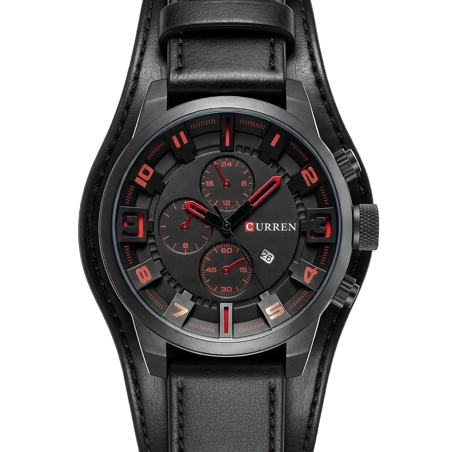 Noir Cuff Chronograph