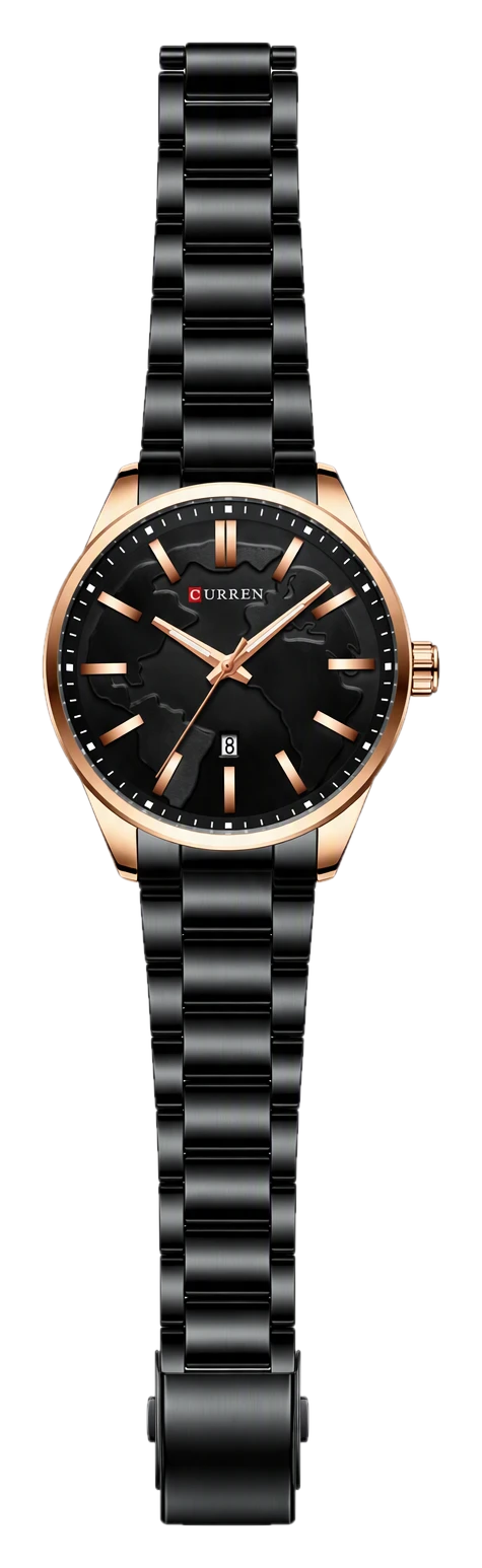 Atlas Dial Rose Black Steel — view 1