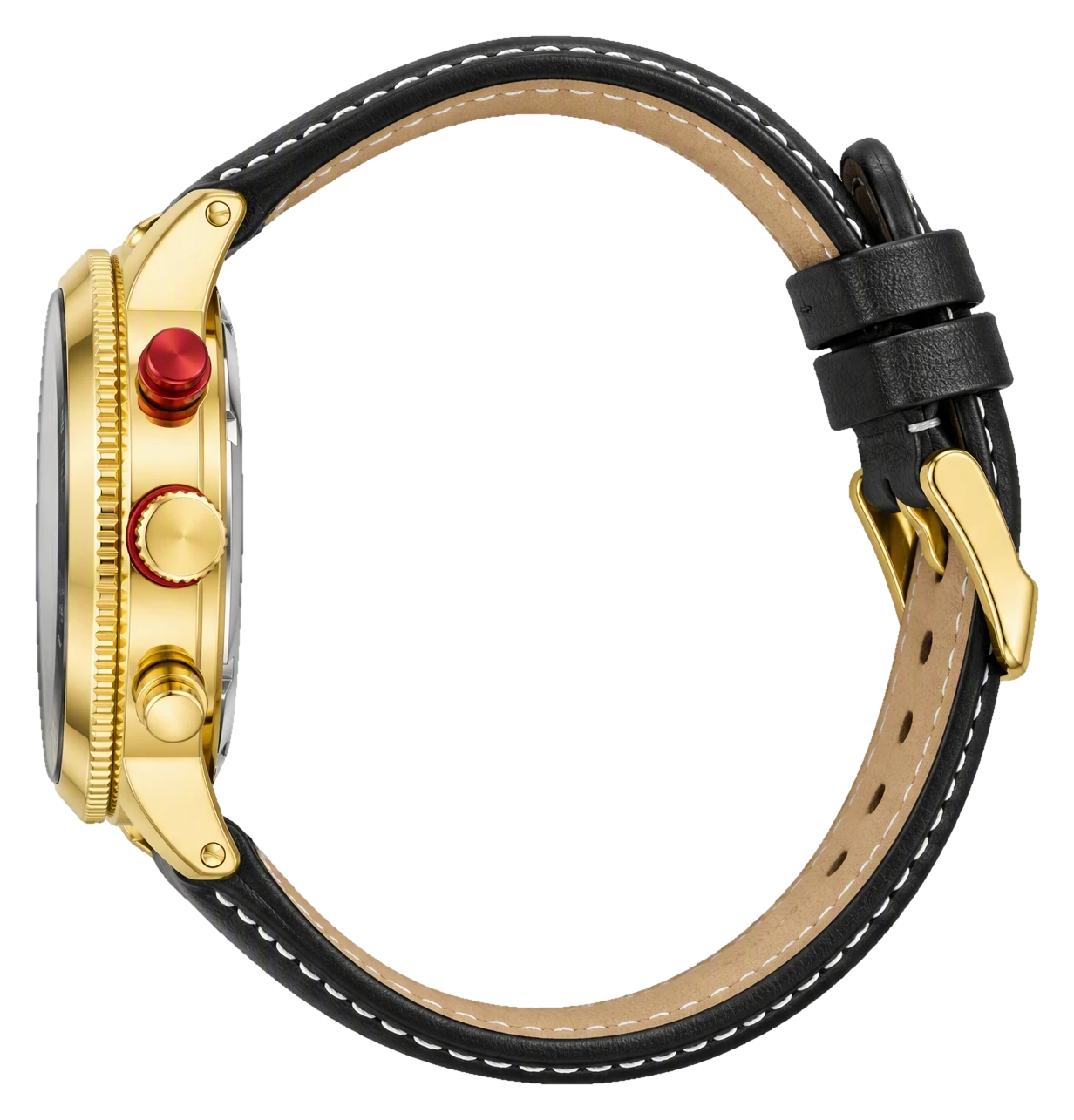Black Gold Date Chronograph Leather — view 4