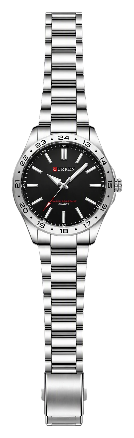 Black 24-Hour Bezel Steel — view 1