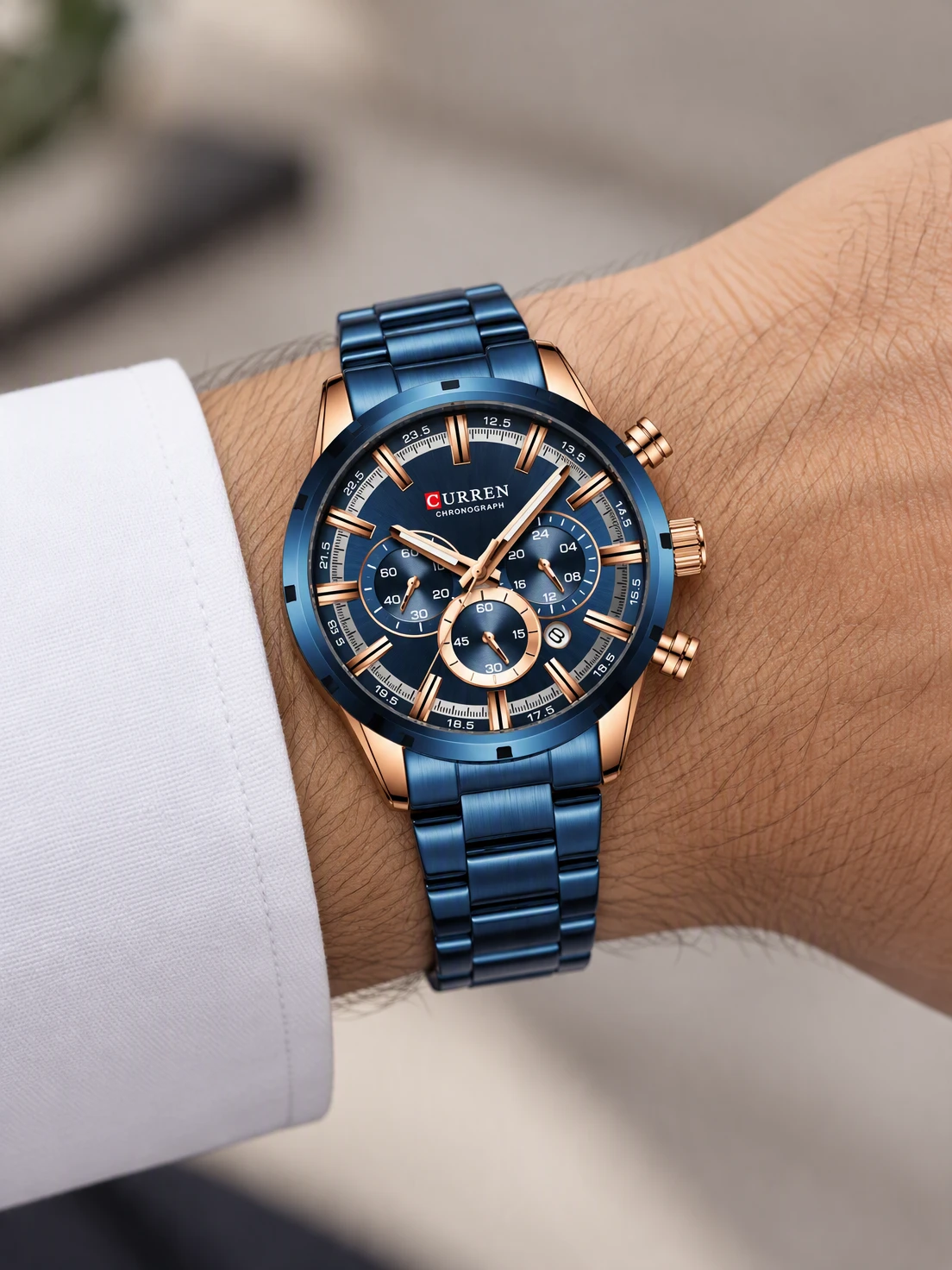 Cobalt Rose Tachymeter Steel — view 5