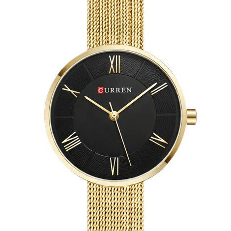 Black Roman Gold Mesh
