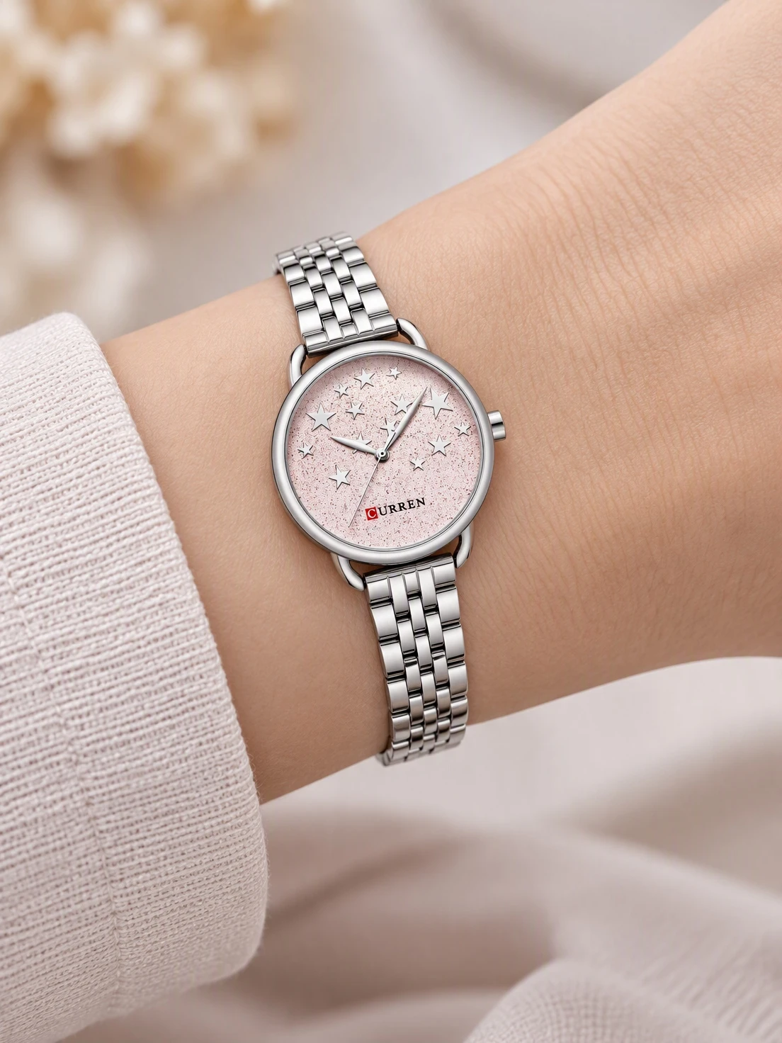 Pink Stardust Silver Bracelet — view 5